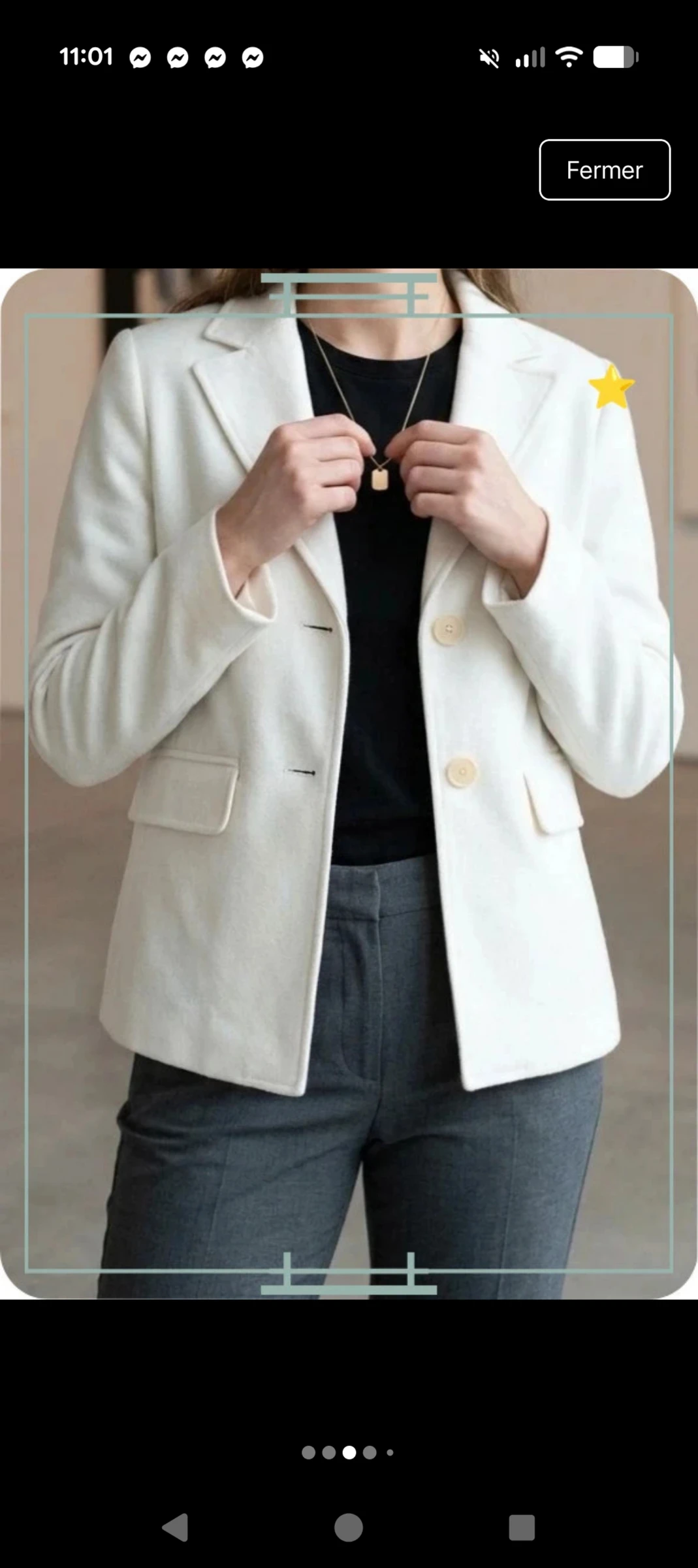 Magnificent white short blazer / jacket Maje - Size 36 – photo 3
